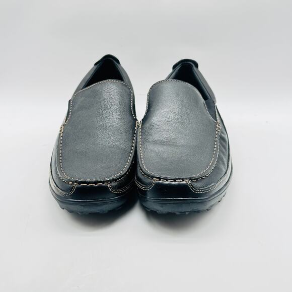 Cole Haan Shoes Mens 11 Black Leather Loafers Casual Driving Comfort Moccasin - Picture 3 of 12